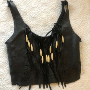 100% leather American Vintage / Urban Renewal top